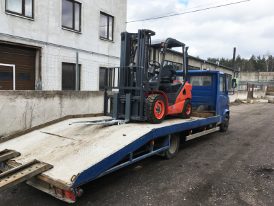 Levering av dieselgaffeltruck D3000 til SIA "Ūsi"