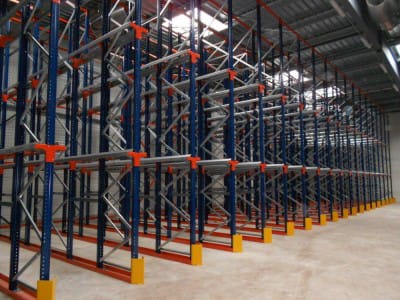Drive-in lagerhyllesystem for paller - VVN.LV.