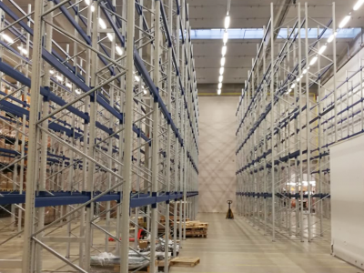 levering og montering av pallereoler Estland 3