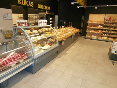 Glasserte butikkvinduer - TOPP butikk i Salacgriva