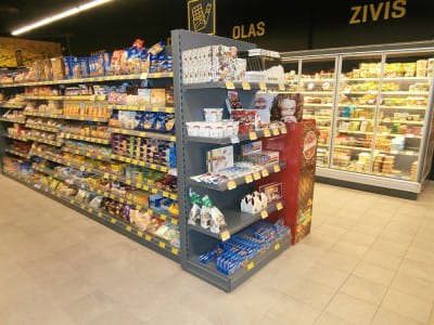 Butikkhyller - TOP butikk i Salacgriva