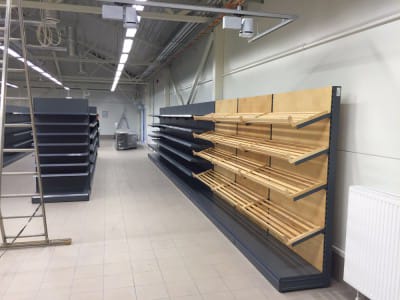 Butikkhyller og utstyr - levering og montering - VVN.LV 5