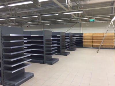 Butikkhyller og utstyr - levering og montering - VVN.LV 6