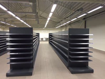 Butikkhyller og utstyr - levering og montering - VVN.LV 8